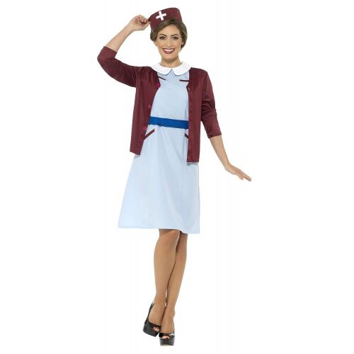  Smiffys Womens Vintage Nurse Costume