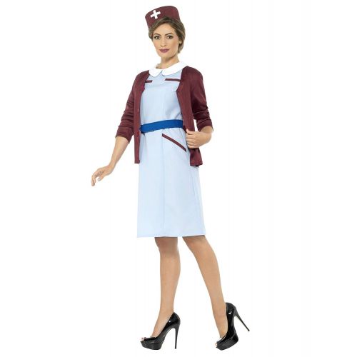  Smiffys Womens Vintage Nurse Costume