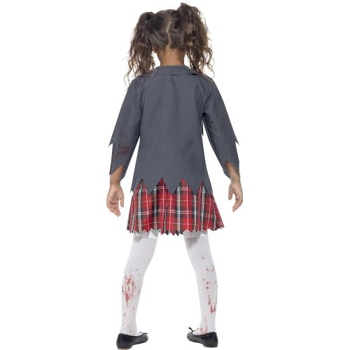  Smiffys Girls Zombie School Girl Costume