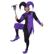 Smiffys Mens Medieval Jester Costume Top