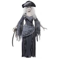 Smiffys Womens Ghost Ship Princess Costume, Dress and Hat, Ghost Ship, Halloween, Size 14-16, 22970