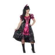 Smiffys Womens Plus Size Wild West Saloon Girl Costume