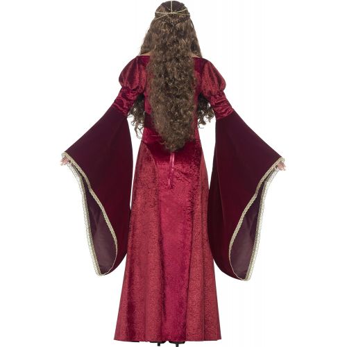  Smiffys Womens Medieval Queen Deluxe Costume