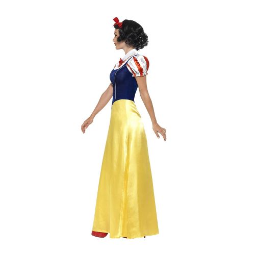  Smiffys Womens Princess Snow Costume, Dress, Collar and Headband, Wings and Wishes, Serious Fun, Size 14-16, 24643