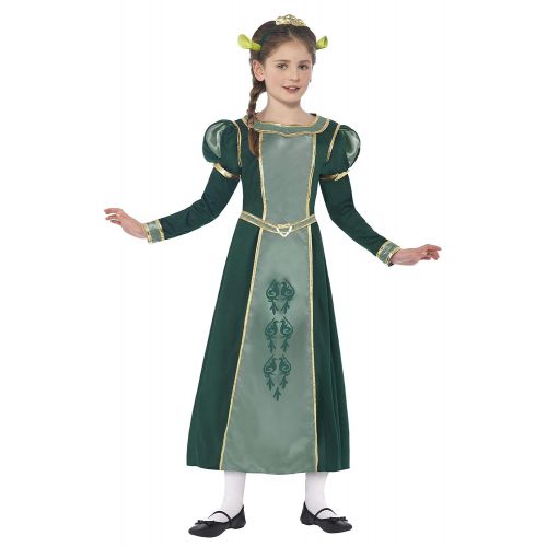  Smiffys Girls Shrek Princess Fiona Costume