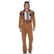 Smiffys Native Western Warrior Adult Costume