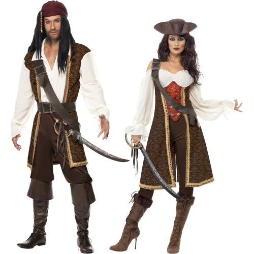  할로윈 용품Smiffys Womens High Seas Pirate Wench Costume