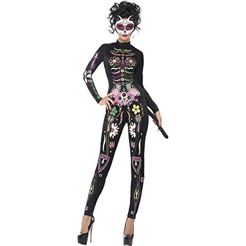  할로윈 용품Smiffys Womens Sugar Skull Cat Costume