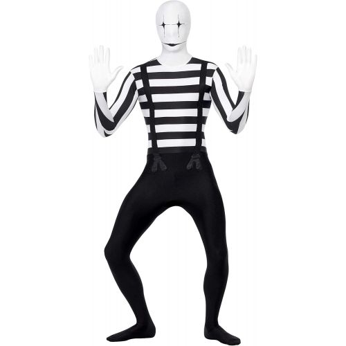  Smiffys Mime Second Skin Costume