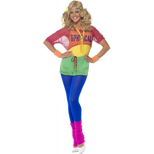  Smiffys Womens Lets Get Physical Girl Costume