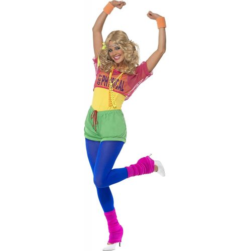  Smiffys Womens Lets Get Physical Girl Costume