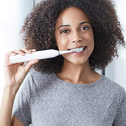 Smile Bright Store Platinum Electronic Sonic Toothbrush with UV Antibacterial Sanitizing Charging Case - Rechargeable Storage Base, (Charcoal)