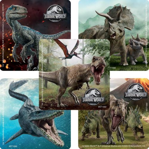  SmileMakers Jurassic World Stickers - Prizes 100 per Pack