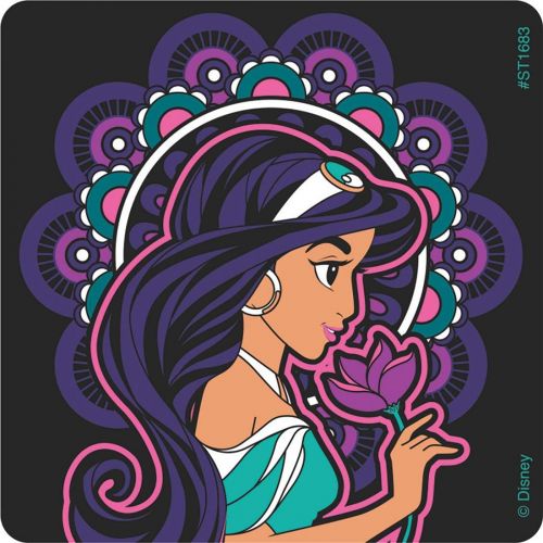  SmileMakers Disney Princess Stained Glass Stickers Toys and Giveaways 100 per Pack