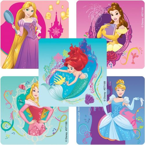  SmileMakers Disney Princess Enchanted Stickers Prizes and Giveaways 100 Per Pack