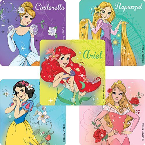  SmileMakers Disney Princess Stickers Party Favors 100 Per Pack