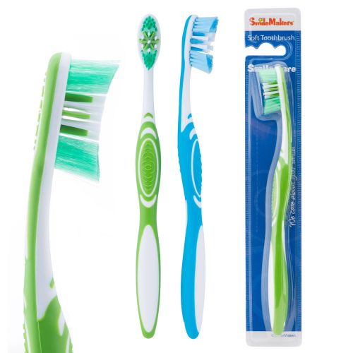  SmileMakers SmileCare Performance Plus Youth Toothbrushes - Dental Hygiene Products - 48 per Pack