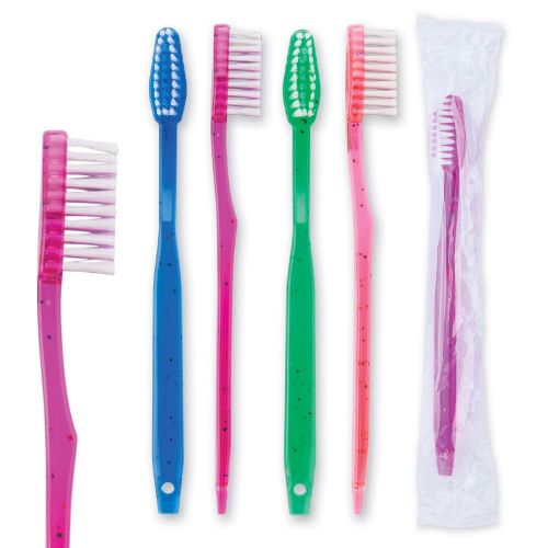  SmileMakers Oraline Pre-Teen Sparkle Toothbrushes - 144 per pack