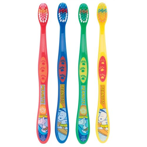  SmileMakers Peanuts 2-pack Youth Toothbrushes - Childrens Dental Care - 24 per Pack