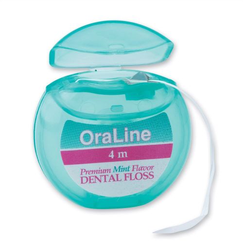  SmileMakers OraLine Premium Mint Floss - 4 Meters - Dental Hygiene Supplies - 144 per Pack