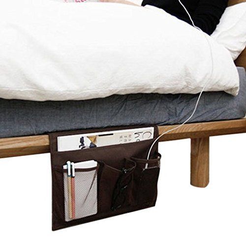  Smilesun Bedside Storage Organizer Sofa Storage Organizer Table cabinet Storage Organizer for tablet Magazine Phone Remotes - All Within Arms Reach