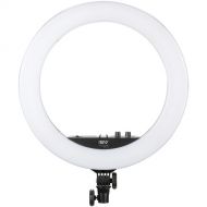 Smith-Victor Bi-Color LED Ring Light with Battery Bundle (17