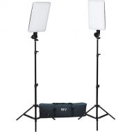 Smith-Victor SlimPanel Daylight LED 2-Light Kit with Battery Power