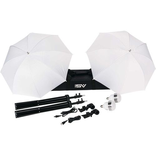 스미스 Smith-Victor KT750LED 2-Light Umbrella Kit