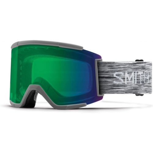 스미스 [아마존베스트]Smith Optics Squad Xl Adult Snow Goggles - Cloudgrey/Chromapop Everyday Green Mirror/One Size