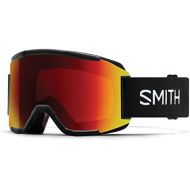 [아마존베스트]Smith Optics Squad Adult Snow Goggles - Black/Chromapop Sun Red Mirror/One Size