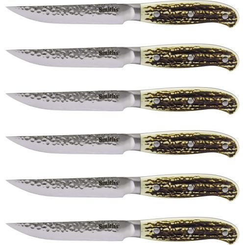 스미스 Smiths Cabin & Lodge Cutlery 7-PCS Steak Block Set White, One Size