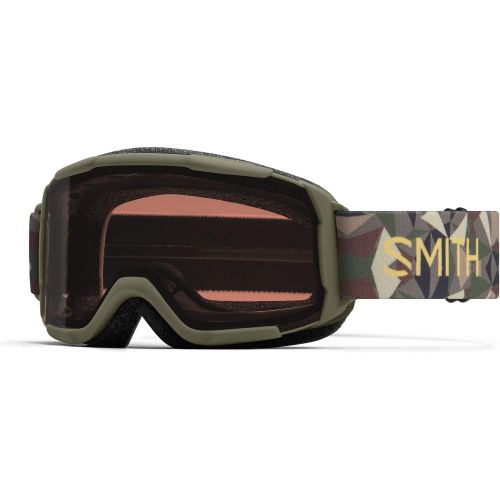 스미스 Smith Optics Daredevil Youth Ski Snowboarding Goggles - Alder Geo Camo/RC36