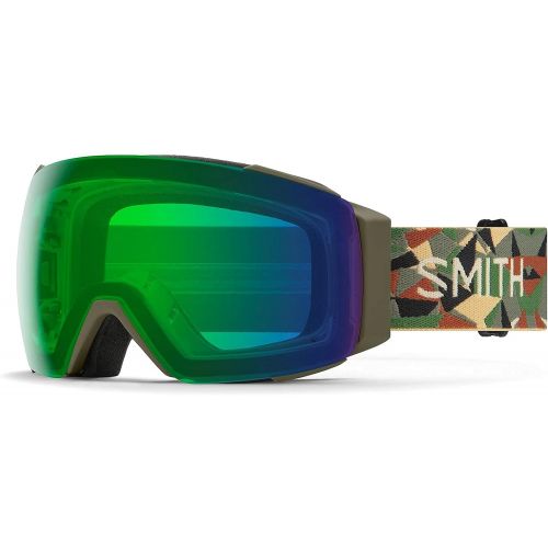 스미스 SMITH I/O MAG Snow Goggle - Alder Geo Camo ChromaPop Everyday Green Mirror + Extra Lens