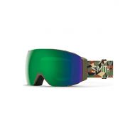 SMITH I/O MAG Asia Fit Snow Goggle - Alder Geo Camo ChromaPop Everyday Green Mirror + Extra Lens