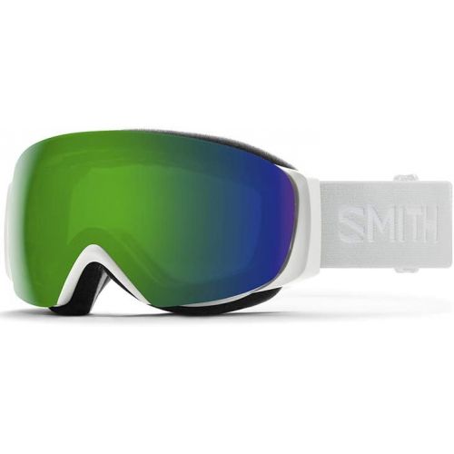 스미스 Smith I/O MAG S Snow Goggle - White Vapor Chromapop Sun Green Mirror + Extra Lens