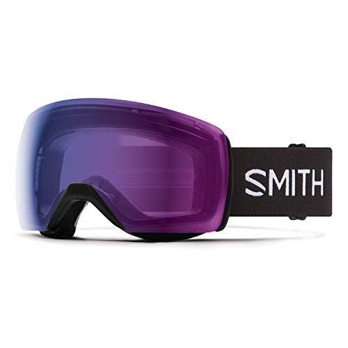 스미스 Smith Skyline XL Asia Fit Snow Goggles Black/ChromaPop Photochromic Rose Flash