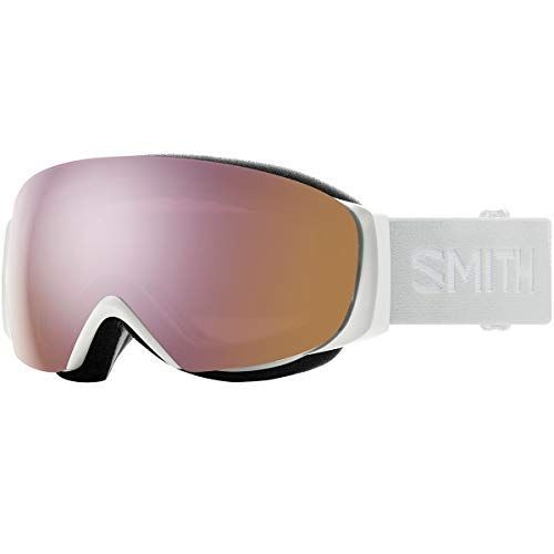 스미스 Smith I/O MAG S Snow Goggle - White Vapor Chromapop Everyday Rose Gold Mirror + Extra Lens