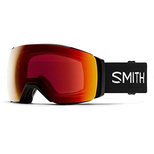 스미스 Smith I/O MAG XL Snow Goggle - Black Chromapop Sun Red Mirror+ Extra Lens