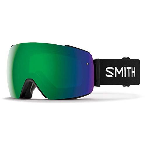 스미스 Smith I/O MAG Snow Goggle - Black Chromapop Sun Green Mirror + Extra Lens