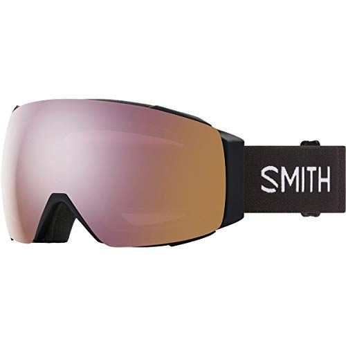 스미스 Smith I/O MAG Snow Goggles Black/ChromaPop Everyday Rose Gold Mirror