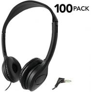 SmithOutlet 100 Pack Over the Head Low Cost Headphones in Bulk