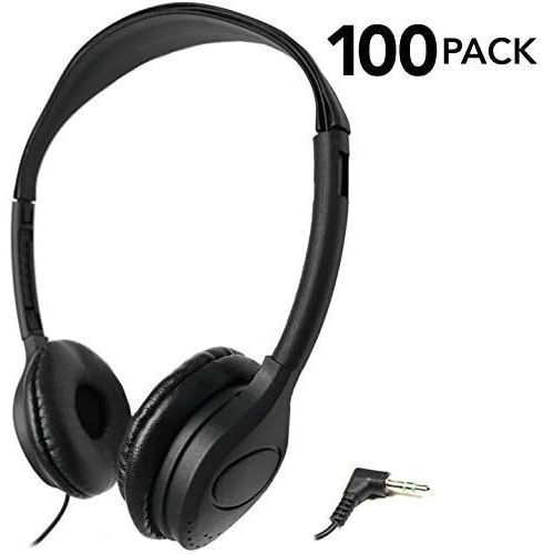 스미스 SmithOutlet 100 Pack Over the Head Low Cost Headphones in Bulk