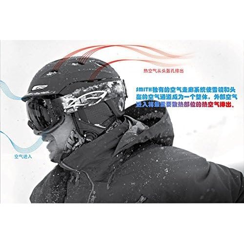 스미스 Smith Optics Holt Adult Ski Snowmobile Helmet , Matte Gunmetal