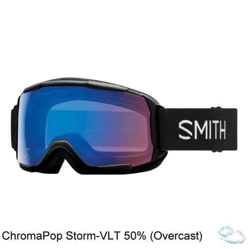 스미스 Smith Optics Youth Grom CP Snow Goggles Black FrameChromaPop Everyday Rose