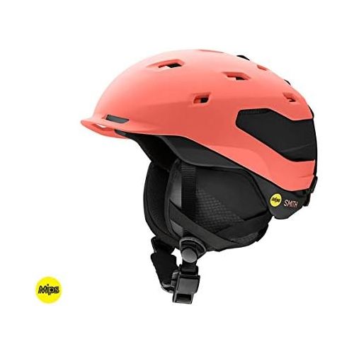 스미스 Smith Optics Quantum-Mips Adult Ski Snowmobile Helmet - Matte SunburstBlack  Large