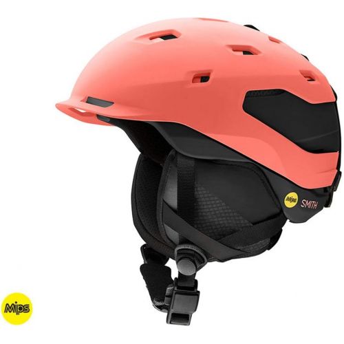 스미스 Smith Optics Quantum-Mips Adult Ski Snowmobile Helmet - Matte SunburstBlack  Large