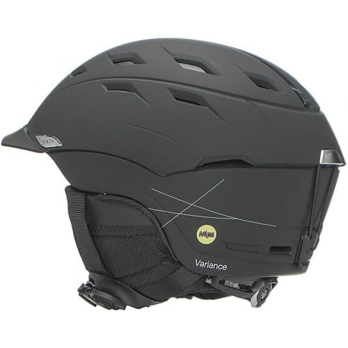 스미스 Smith Optics Variance Adult Mips Ski Snowmobile Helmet - Matte CharcoalLarge