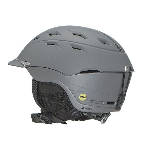 스미스 Smith Optics Variance Adult Mips Ski Snowmobile Helmet - Matte CharcoalMedium