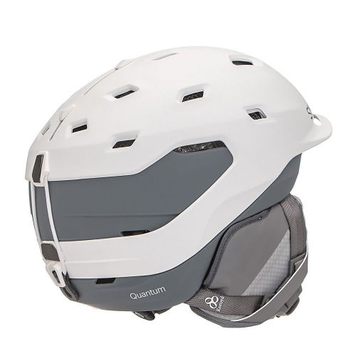 스미스 Smith Optics Quantum Adult Mips Ski Snowmobile Helmet - Matte White CharcoalMedium