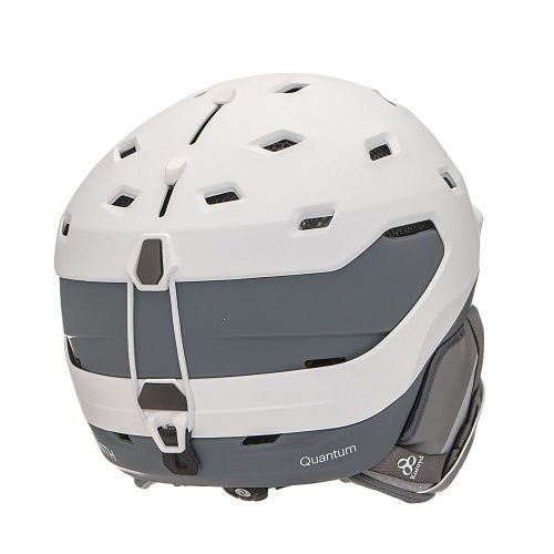 스미스 Smith Optics Quantum Adult Mips Ski Snowmobile Helmet - Matte White CharcoalMedium